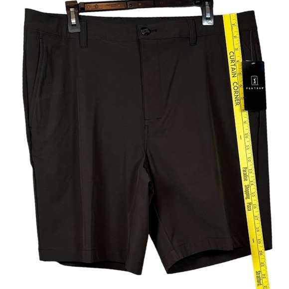 NWT PGA Tour Course Comfort, 4-Way Stretch, Black, Size 38 - Picture 5 of 11